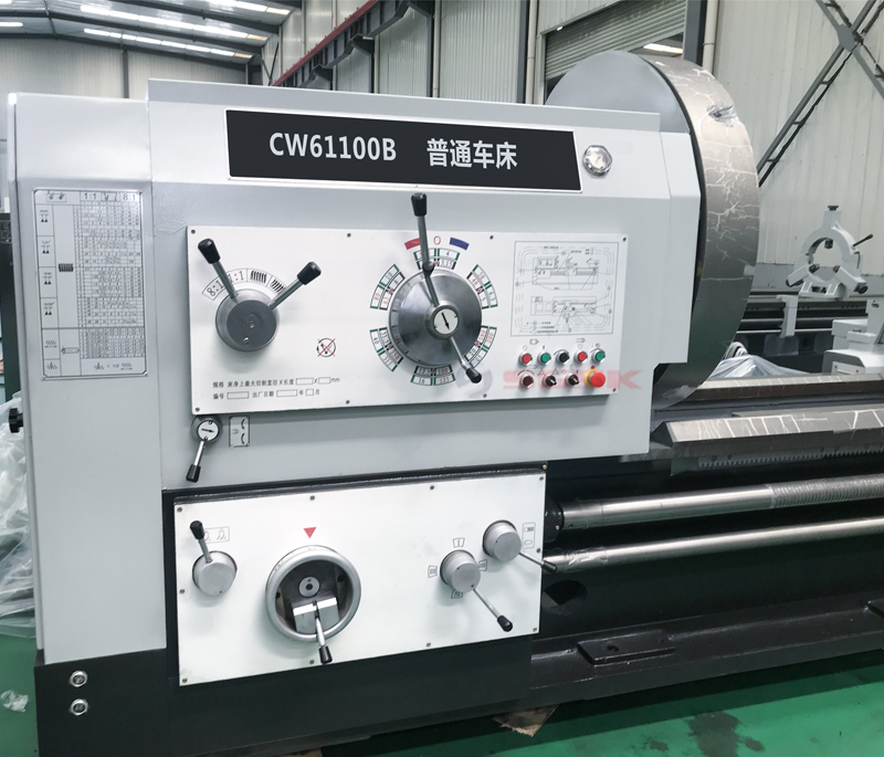 车床CW61125F重型车床整体床身落地式车床普车导轨宽600卧式车床